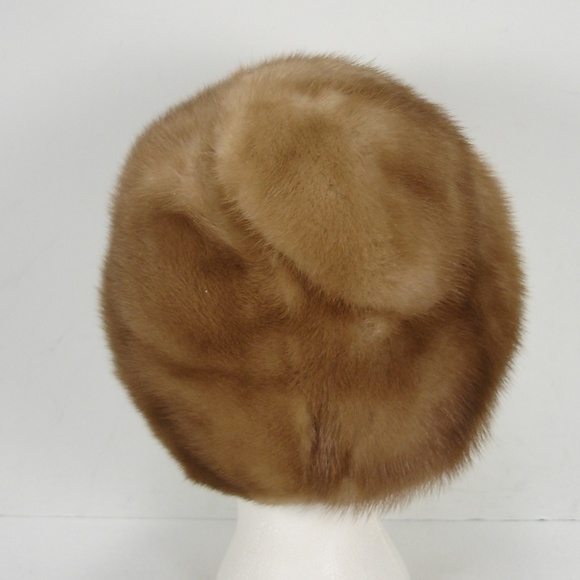 VINTAGE MR. ARNOLD JR. TAN MINK FUR HAT MINT main image 7